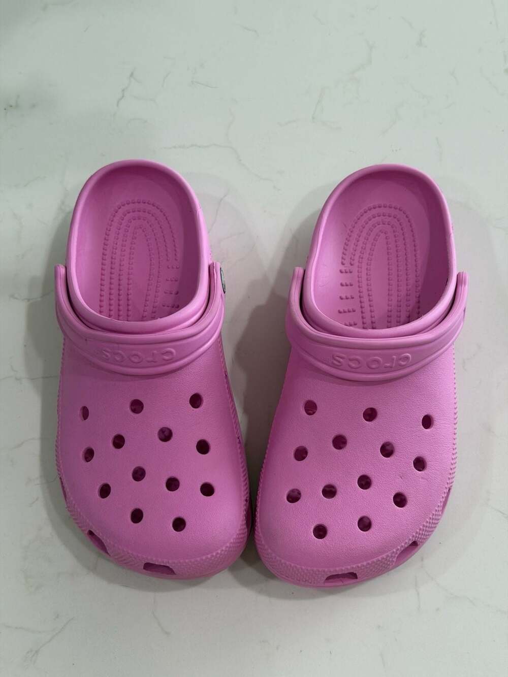 Crocs Classic Clog Sandals in Pink, Unisex Size Men's 7 / Women's 9